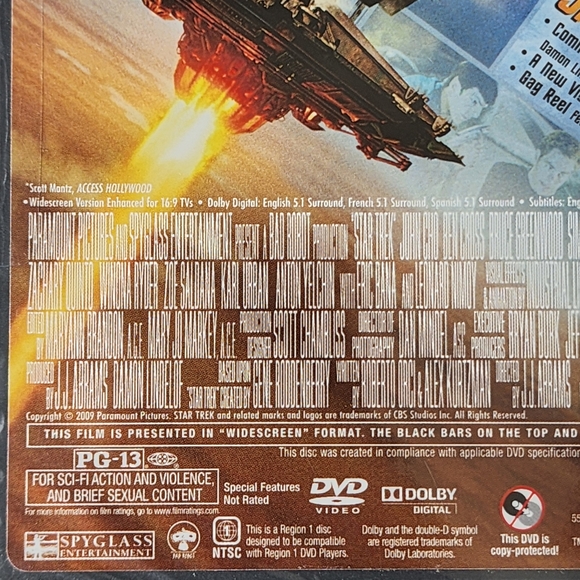 Nwt STAR TREK. Sealed dvd. Pg-13 - Picture 4 of 4